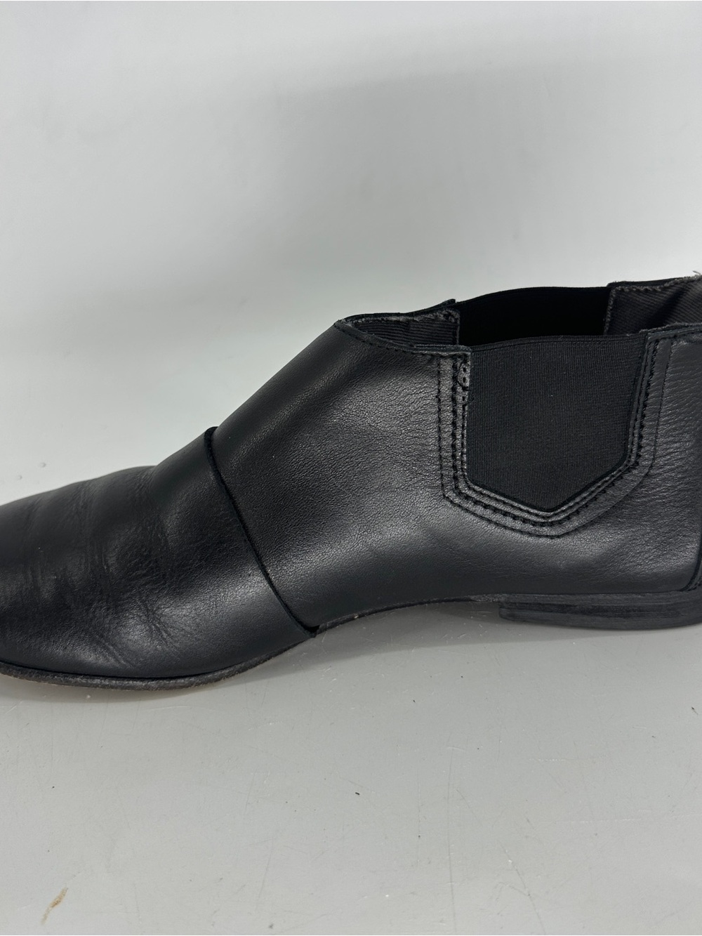 Send Offer DIESEL Archive Short Leather Slip On Boot - Picture 9 of 11